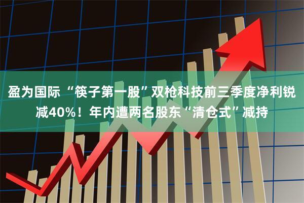 盈为国际 “筷子第一股”双枪科技前三季度净利锐减40%！年内遭两名股东“清仓式”减持